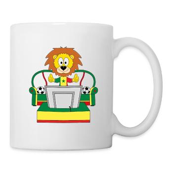 FUßBALL - WELTMEISTERSCHAFT - SENEGAL - LÖWE - Tasse - Weiß - Rechts