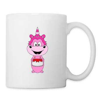 EINHORN - GEBURTSTAG - KIND - BABY - PARTY - Tasse - Weiß - Rechts