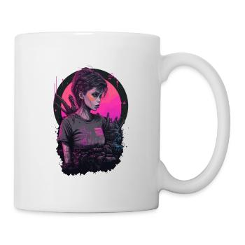 A Stunning Futuristic Women the perfect Christmas - Mug - white - Right