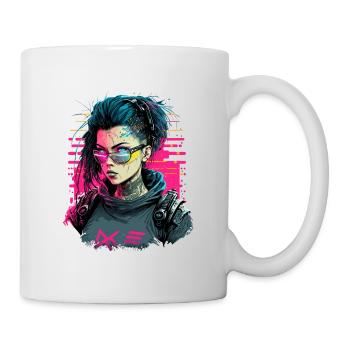 Science Fiction Girl das einfache Geburtstagsgeschenk für - Tasse - Weiß - Rechts