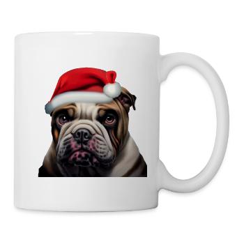 Old English Bulldog Christmas - Mug - white - Right