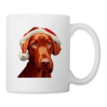 Vizsla Weihnachten - Tasse - Weiß - Rechts