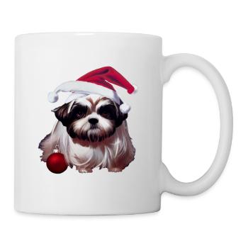 Shih Tzu Noël - Mug blanc - blanc - Droite