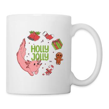 Holly Jolly Axolotl - Mug - white - Right