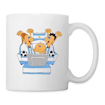 ARGENTINIEN - WM - WELTMEISTERSCHAFT - FUßBALL - Tasse - Weiß - Rechts
