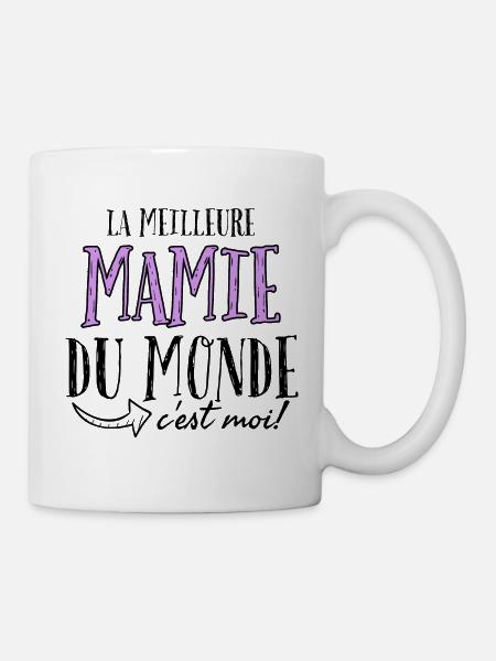 La meilleure mamie du monde c'est moi. - Mug blanc - blanc