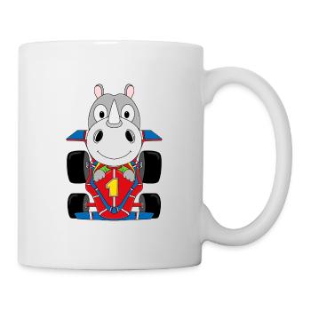NASHORN - AUTO - MOTORSPORT - TIER - Tasse - Weiß - Rechts