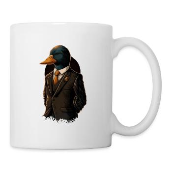 Prof. Dr. Duck - Tasse - Weiß - Rechts
