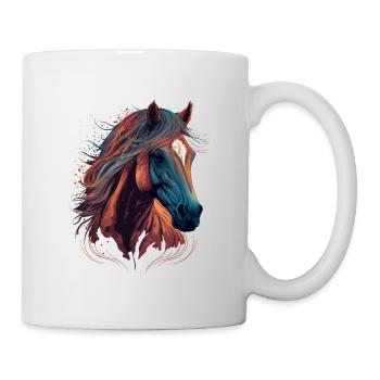 Stute - Tasse - Weiß - Rechts