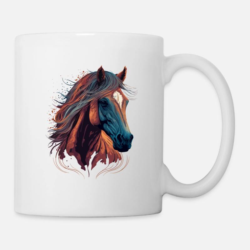 Stute - Tasse - Weiß