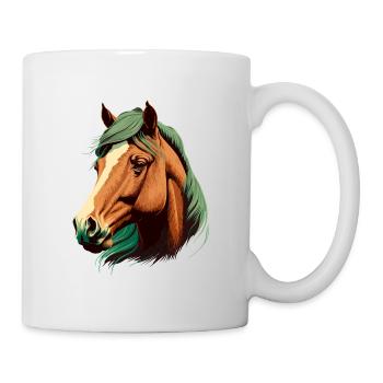 Schöne Stute - Tasse - Weiß - Rechts