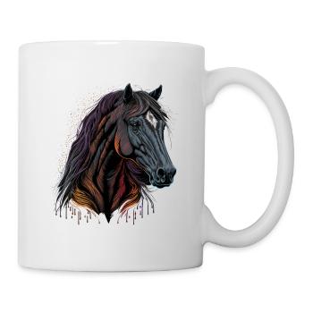 Horse Rider Design - Mug - white - Right
