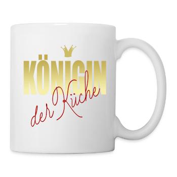 KÖNIGIN der Küche - Tasse - Weiß - Rechts