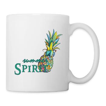Ananas Summer Spirit Summer Time - Mug blanc - blanc - Droite