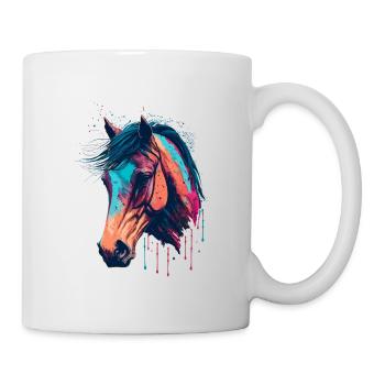 Horse Head Drawing - Mug - white - Right