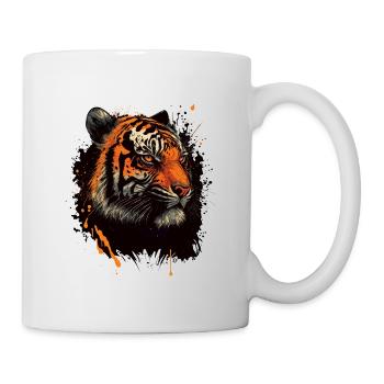 Tiger Head - Mug - white - Right