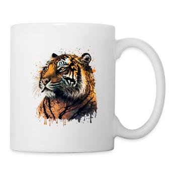 Tiger artwork - Mug - white - Right