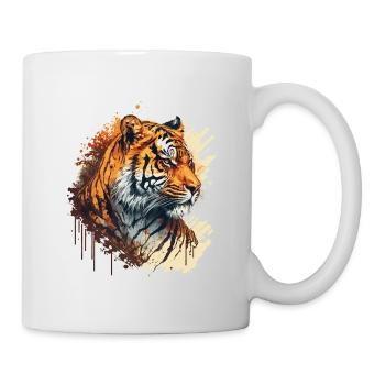 Tiger Illustration - Mug - white - Right
