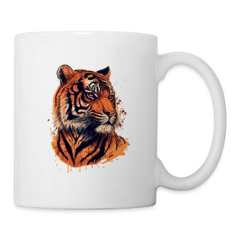 Tiger - Digital Artwork - Mug - white - Right