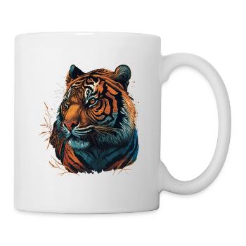 Artwork of a Tiger - Mug - white - Right