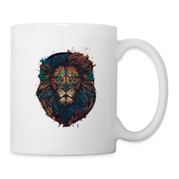 Lion Mandala - Mug - white - Right