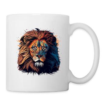 Lion Lineart - Mug - white - Right