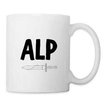 Alp Guerrier Tribu Truc Ottoman deux Epee Turquie - Mug blanc - blanc - Droite