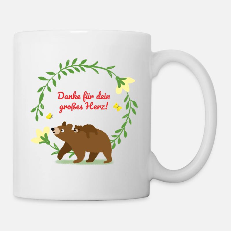 Danke - Tasse - Weiß