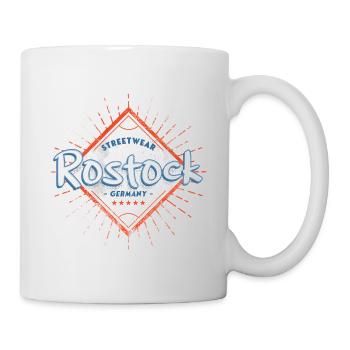 Rostock Germany City Skyline Home Love - Mug - white - Right
