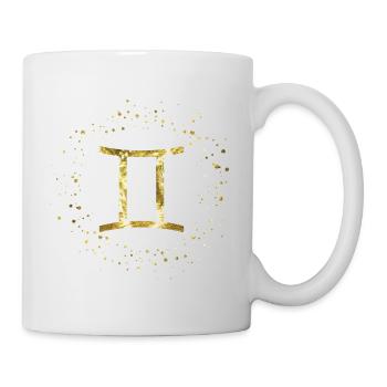 Signe du zodiaque des Gémeaux - Mug blanc - blanc - Droite