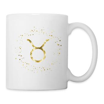 Stier Sternzeichen - Tasse - Weiß - Rechts