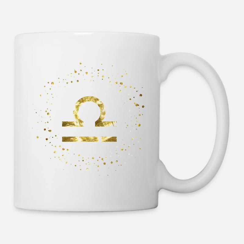 Waage Sternzeichen - Tasse - Weiß