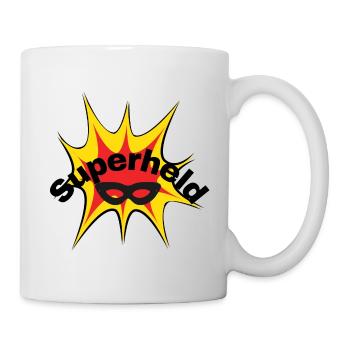 Superheld Babykleidung Kinderkleidung - Tasse - Weiß - Rechts