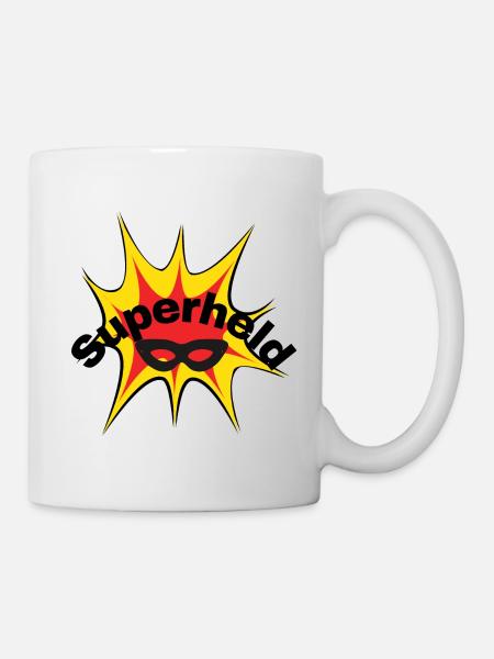 Superheld Babykleidung Kinderkleidung - Tasse - Weiß