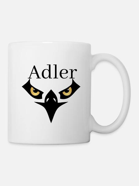 Adlerkopf Babykleidung Kinderkleidung - Tasse - Weiß