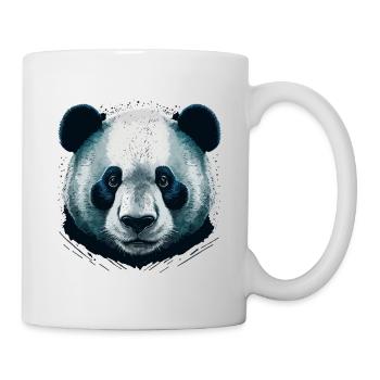 Realistic Panda Head - Mug - white - Right