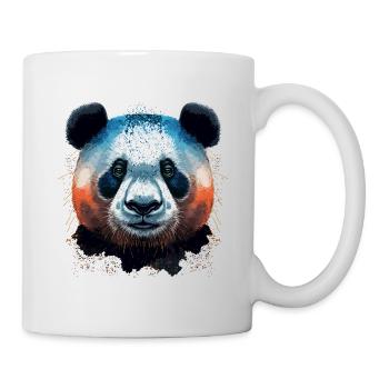 Tête de panda - Mug blanc - blanc - Droite