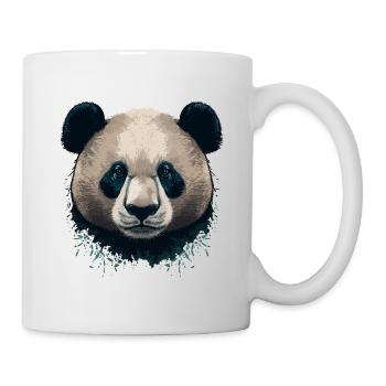 Panda très sérieux - Mug blanc - blanc - Droite