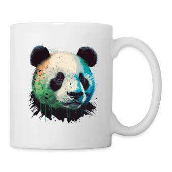 Gesicht des Pandas - Tasse - Weiß - Rechts