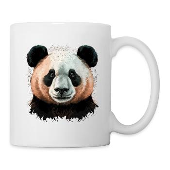 Tête de panda - Mug blanc - blanc - Droite