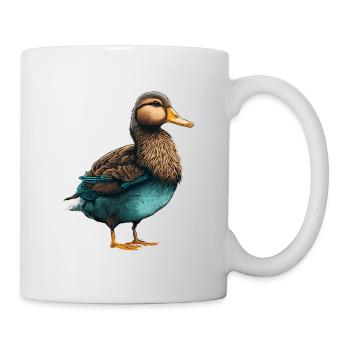 Enten sind Vögel - Tasse - Weiß - Rechts