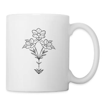 Floral arrangement - Mug - white - Right