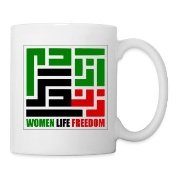 Women life freedom - Tasse - Weiß - Rechts