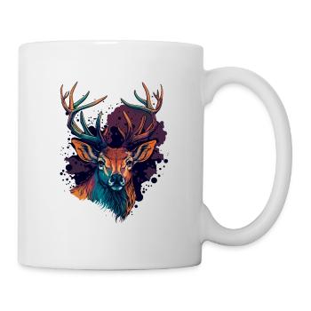 Deer Art - Mug - white - Right
