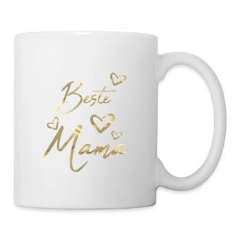 Beste Mama - Tasse - Weiß - Rechts