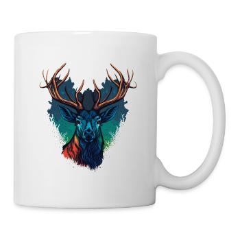 Bunter Kopf - Tasse - Weiß - Rechts