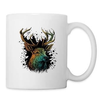Antlers Head - Mug - white - Right