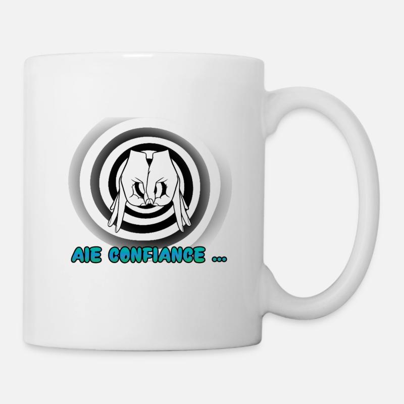 Piège hypnose confiance - Mug blanc - blanc