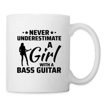 Basse Guitariste Musicien Musicien Bassiste Funny - Mug blanc - blanc - Droite