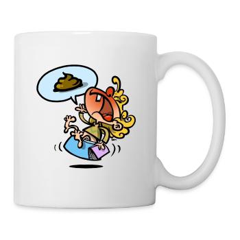 Pipikacka - Tasse - Weiß - Rechts